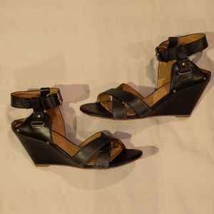 DV Dolce Vita Wedge Black Heels